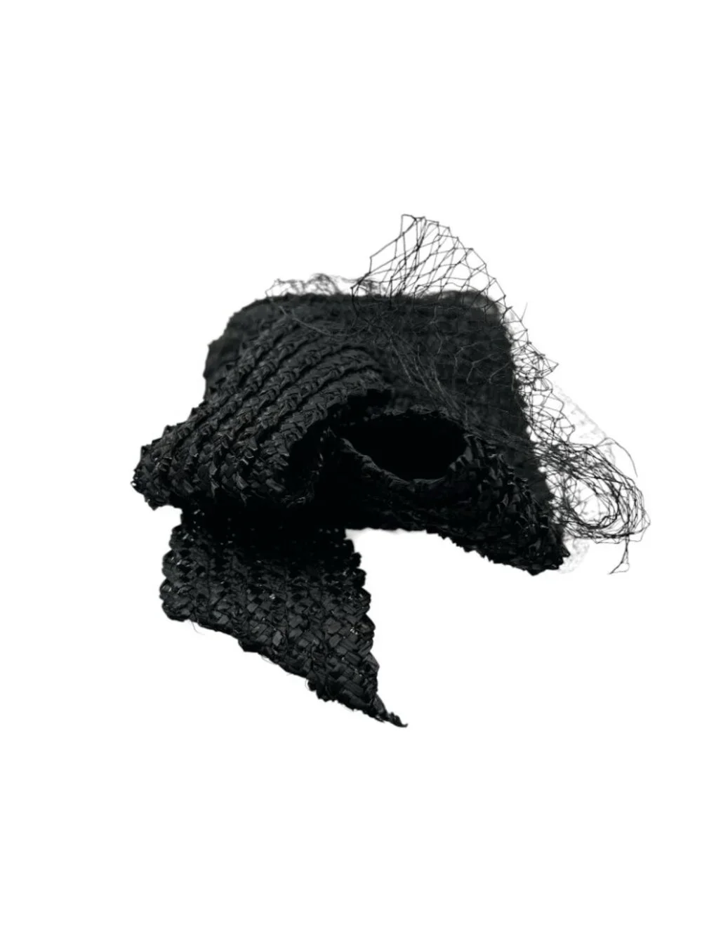Miss Sally Victor New York Women's 6 Vintage Veiled Pillbox Hat 1950's Antique